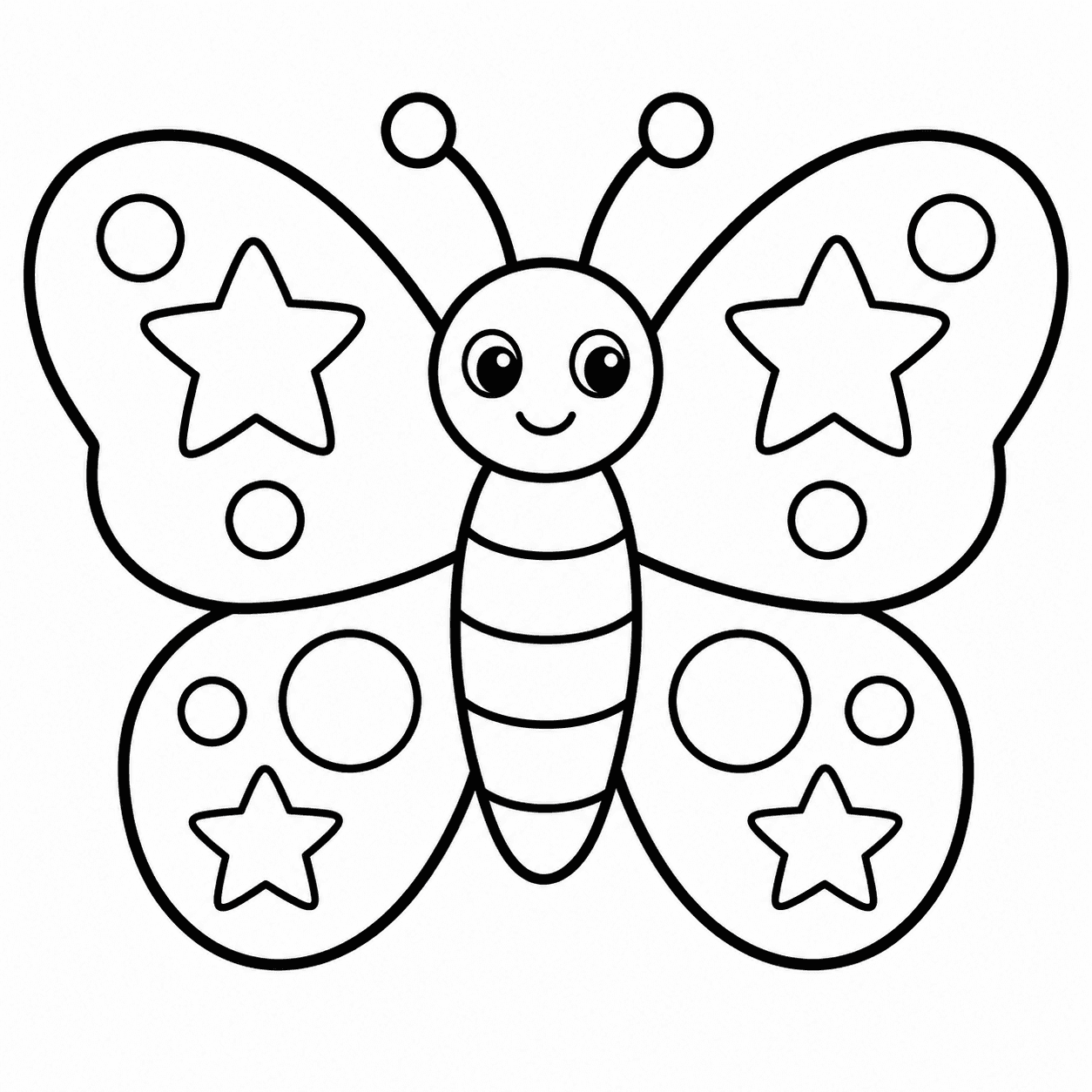 Free printable butterflies coloring page 8