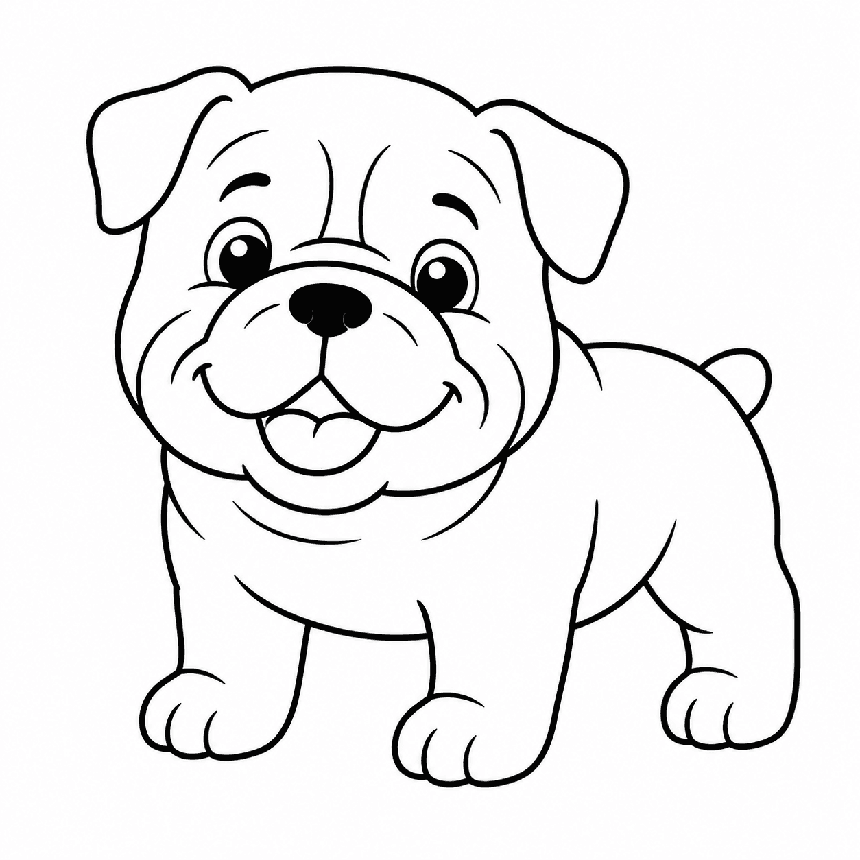 Free printable dogs coloring page 6