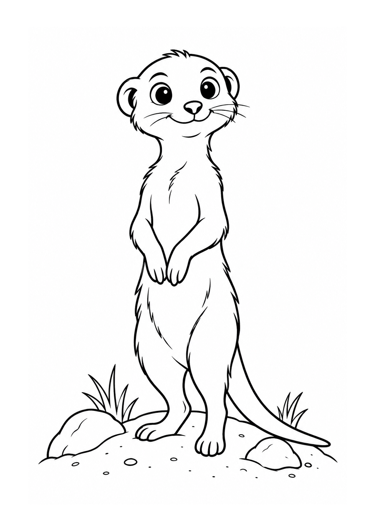 Printable Colors Meerkat Coloring Pages – Free to Print & Download | Coloring.at