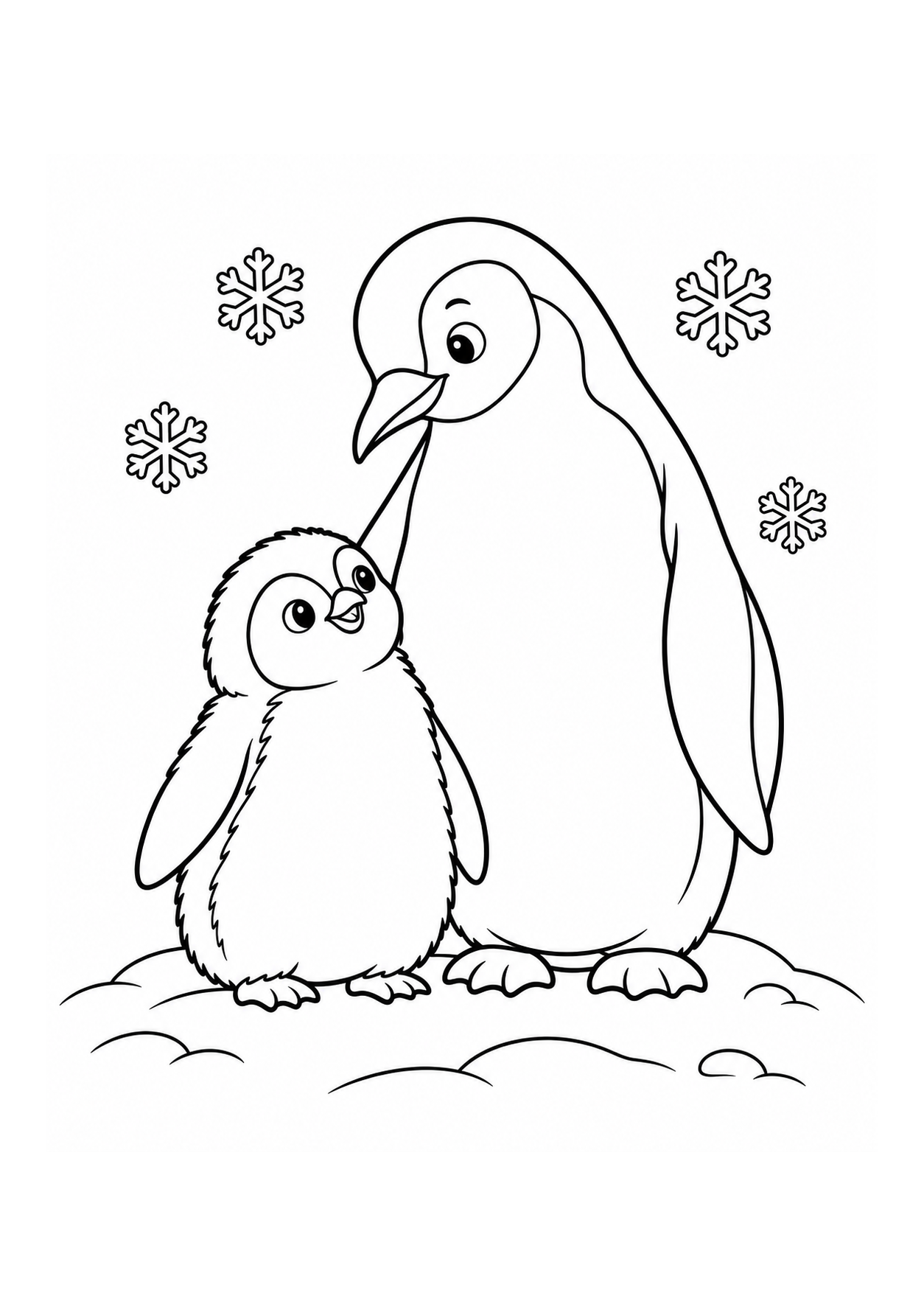 Printable Colors Penguin Coloring Pages – Free to Print & Download | Coloring.at